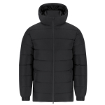 Parka in poliestere imbottito antivento e impermeabile MKT Eren color nero prima vista