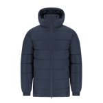 Parka bambino imbottito antivento e impermeabile MKT Eren color blu mare prima vista