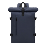 Zaino in PU per laptop con tasche multiple, ideale per viaggi 15'' color blu mare prima vista