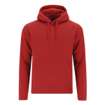 Felpa da uomo in cotone e poliestere MKT Draco 280 g/m2 color rosso prima vista