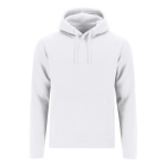 Felpa da uomo in cotone e poliestere MKT Draco 280 g/m2 color bianco prima vista