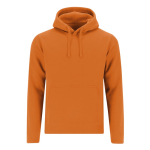 Felpa da uomo in cotone e poliestere MKT Draco 280 g/m2 color arancione prima vista