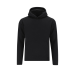 Felpa da bambino in cotone e poliestere MKT Draco 280 g/m2 color nero prima vista