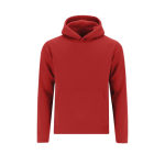 Felpa da bambino in cotone e poliestere MKT Draco 280 g/m2 color rosso prima vista