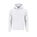 Felpa da bambino in cotone e poliestere MKT Draco 280 g/m2 color bianco prima vista
