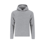 Felpa da bambino in cotone e poliestere MKT Draco 280 g/m2 color grigio prima vista