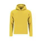 Felpa da bambino in cotone e poliestere MKT Draco 280 g/m2 color giallo prima vista