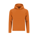 Felpa da bambino in cotone e poliestere MKT Draco 280 g/m2 color arancione prima vista