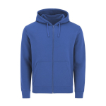 Felpa unisex in cotone e poliestere MKT Astro 280 g/m2 color blu prima vista