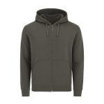 Felpa unisex in cotone e poliestere MKT Astro 280 g/m2 color grigio scuro prima vista