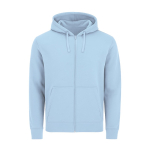 Felpa unisex in cotone e poliestere MKT Astro 280 g/m2 color azzurro prima vista