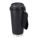 Bicchiere takeaway acciaio inox riciclato e cinghia di trasporto 500ml quarta vista