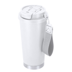Bicchiere takeaway acciaio inox riciclato e cinghia di trasporto 500ml sesta vista