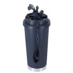 Bicchiere takeaway acciaio inox riciclato e cinghia di trasporto 500ml nona vista