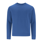 Felpa unisex in cotone e poliestere MKT Cosmos 280 g/m2 color blu prima vista