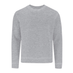 Felpa unisex in cotone e poliestere MKT Cosmos 280 g/m2 color grigio prima vista