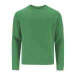 Felpa unisex in cotone e poliestere MKT Cosmos 280 g/m2 color verde prima vista
