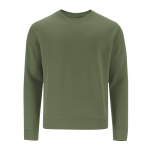 Felpa unisex in cotone e poliestere MKT Cosmos 280 g/m2 color verde bottiglia prima vista