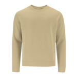 Felpa unisex in cotone e poliestere MKT Cosmos 280 g/m2 color cachi prima vista