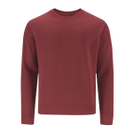 Felpa unisex in cotone e poliestere MKT Cosmos 280 g/m2 color granata prima vista