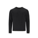 Felpa bambino unisex in cotone e poliestere MKT Cosmos 280 g/m2 color nero prima vista