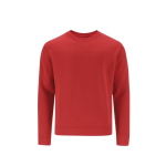 Felpa bambino unisex in cotone e poliestere MKT Cosmos 280 g/m2 color rosso prima vista