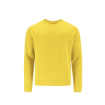 Felpa bambino unisex in cotone e poliestere MKT Cosmos 280 g/m2 color giallo prima vista