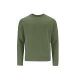 Felpa bambino unisex in cotone e poliestere MKT Cosmos 280 g/m2 color verde bottiglia prima vista
