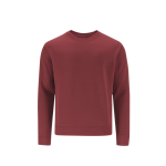 Felpa bambino unisex in cotone e poliestere MKT Cosmos 280 g/m2 color granata prima vista