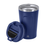 Bicchiere in acciaio inox riciclato con indicatore di temperatura 400ml terza vista