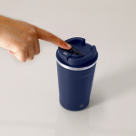 Bicchiere in acciaio inox riciclato con indicatore di temperatura 400ml