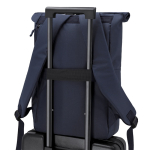 Zaino roll-top in RPET per laptop compatibile con trolley 15'' quinta vista