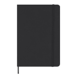Taccuino con pagine bianche e planner mensile incluso in inglese color nero prima vista