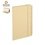 Taccuino con planner settimanale pieghevole e blocco note A5