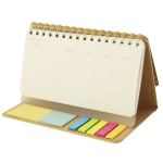 Taccuino con planner settimanale pieghevole e blocco note A5 terza vista