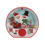 Gioco d'acqua con design natalizio e bottone rosso al centro color rosso prima vista