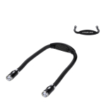 Lampada da lettura a mani libere con design ergonomico e 4 luci LED vista area di stampa