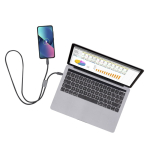 Lanyard con cavo di ricarica e funzione di trasferimento dati 60W quarta vista