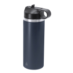 Borraccia termica con cannuccia da 500 ml in acciaio inox riciclato terza vista