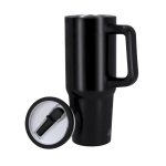 Tazza termica in acciaio inox con manico per il trasporto 870 ml quinta vista