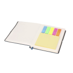 Taccuino in similpelle con blocco note interno a righe formato A6 settima vista