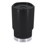 Bicchiere termico da asporto a doppia parete con dosatore 380 ml color nero prima vista
