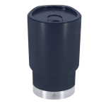 Bicchiere termico da asporto a doppia parete con dosatore 380 ml color blu mare prima vista