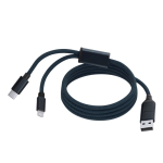 Cavo di ricarica in alluminio e magnetico per evitare grovigli seconda vista