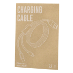 Cavo di ricarica in alluminio e magnetico per evitare grovigli vista con scatola