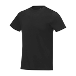 Maglietta da uomo a maniche corte in cotone 160g/m2 Elevate Life color nero