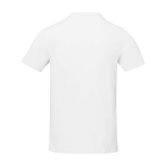 Maglietta da uomo a maniche corte in cotone 160g/m2 Elevate Life color bianco seconda vista posteriore