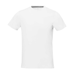 Maglietta da uomo a maniche corte in cotone 160g/m2 Elevate Life color bianco seconda vista frontale