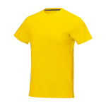 Maglietta da uomo a maniche corte in cotone 160g/m2 Elevate Life color giallo
