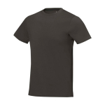 Maglietta da uomo a maniche corte in cotone 160g/m2 Elevate Life color antracite